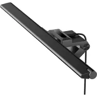 Unilux 400153723 VISIOLIGHT LED - lampe pivotante pour ordinateur portable, intensité lumineuse variable, noir, fixation par serrage