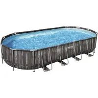 Bestway Kit Piscine Ovale 7,32x3,66x1,22 m