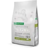 Nature's Protection PROTECTION DE LA NATURE Superior Care Chiens Blancs Sans Céréales Junior Petit Poisson Blanc - nourriture sèche pour chiots - 1,5 kg