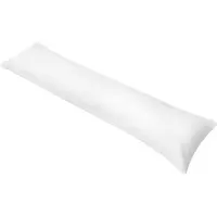 vidaXL Oreiller de dormeur latéral 40 x 145 cm Blanc