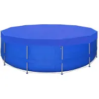 vidaXL Couvertures de piscine 2 pcs. PE rond 540 cm 90 g/m