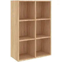vidaXL Bibliothèque/Buffet chêne sonoma 66x30x98 cm bois d'ingénierie