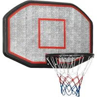vidaXL Panier de basket noir 109x71x3 cm polyéthylène