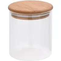 vidaXL Bocaux à provisions avec couvercle en bambou 6 pcs. 600 ml