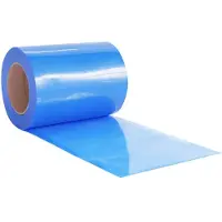 vidaXL Rideau de porte bleu 300 mmx2,6 mm 25 m PVC