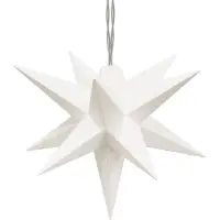 vidaXL Étoile de Noël LED avec 10 LED blanches 10 cm