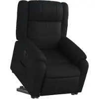vidaXL Fauteuil relax releveur électrique noir similicuir
