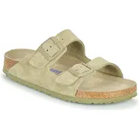 Birkenstock Mules Arizona Soft Footbed hommes - Kaki - 35