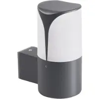 Kanlux S.A. Kanlux PRESO Applique extérieure 18cm IP44, E27, aluminium, graphite-biały