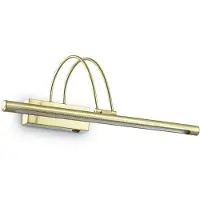 Ideal Lux Applique murale contemporaine Bow Metal Brass Led 4,5W Warm Light