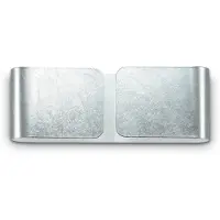 Ideal Lux Applique murale argentée CLIP à 2 lumières