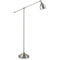 Ideal Lux Lampadaire NEWTON Nickel 1 lumière