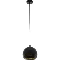 Eglo 98071 CAMASTRA E27 Lampe à suspendre Ø225mm noir or