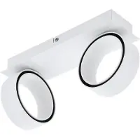 Eglo LED Deckenleuchte Strahler Spot Albariza Weiß 2 x 4,6W 1160lm warmweiß 3000K schwenkbar