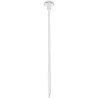 TRIO Leuchten Suspension de plafond DUOline pour rails 25 cm blanc mat set de 2 pièces