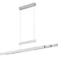TRIO Lustre LED TRAJAN argent 375310507