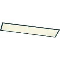 TRIO leuchten - Plafonnier LED - Plafonnier - 31W - Blanc chaud 3000K - Dimmable - Rectangle - Noir - Aluminium