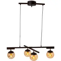 By Rydens Lampe suspendue Labelle verre ambré