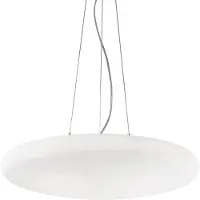 Ideal Lux Suspension blanche SMARTIES BIANCO 3 lampes diamètre 12 cm