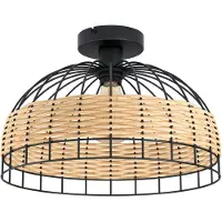 Eglo Plafonnier Anwick nature Ø 38 cm E27, max. 60 W