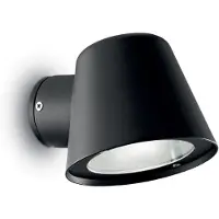 Ideal Lux Applique murale noire GAS 1 ampoule