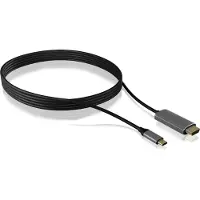 Icy Box Ib-cb020-c 1.8 M Usb-c To Hdmi Adapter Noir