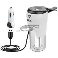 IBox ICCH-01 Chargeur pour appareils mobiles, voiture, Adaptateur pour véhicule, Noir, Blanc