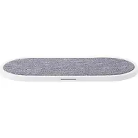 Ginza.se Sans fil DUAL Qi USB-C 2x10W (10 W), Chargeur sans fil, Gris, Blanc