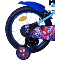 Volare Vélo enfant Spidey - Garçons - 16 pouces - Bleu - Deux freins à main