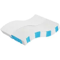 vidaXL Matelas à ressorts ensachés, fermeté moyenne 160x200 cm