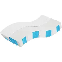 vidaXL Matelas à ressorts ensachés de fermeté moyenne 90x200 cm