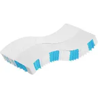 vidaXL Matelas à ressorts ensachés de fermeté moyenne 90x190 cm