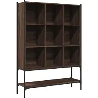 vidaXL Bibliothèque chêne marron 102x30x141,5 cm bois d'ingénierie