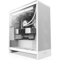 NZXT H7 Flow Pc Tower Case Blanc