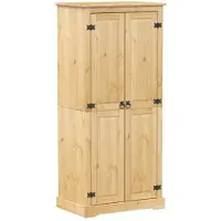 vidaXL Armoire Corona 76x50x170 cm pin massif