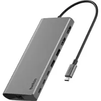 Belkin CONNECT USB-C 8-en-1 Core pour 2 écrans INC015btSGY-CZ