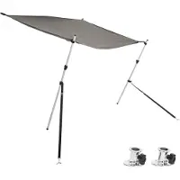 vidaXL Rallonge d'ombrage T-Top Anthracite 170x170x(113-182,5) cm