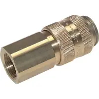 Parker Laiton nickelé DN 15 Air Coupling Socket G 3/4 inch Female Double Shut-Off