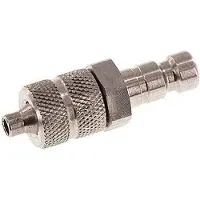 Parker Acier inoxydable 316L DN 2.7 (Micro) Bouchon de raccord d'air 3x4.3 mm Écrou-raccord