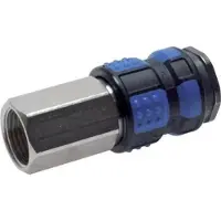 Parker Laiton nickelé Coupleur pneumatique DN 7.8 Douille G 1/2 pouce Femelle