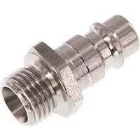 Tameson Acier inoxydable DN 7.2 (Euro) Coupleur d'air Bouchon G 1/4 pouce mâle
