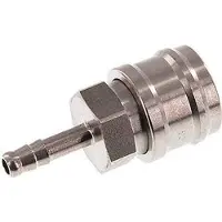 Tameson Acier inoxydable DN 7.2 (Euro) Manchon d'accouplement d'air 6 mm Pilier de tuyau
