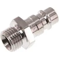 Parker Acier inoxydable 316L DN 7.2 (Euro) Coupleur d'air Bouchon G 1/4 pouce mâle