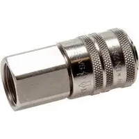 Tameson Laiton nickelé DN 7.8 Coupleur pneumatique de sécurité Douille G 1/2 pouce Femelle