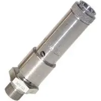 Tameson G 3/8'' laiton nickelé Vanne de sécurité préréglée 1 bar (14.5 psi) DN 10