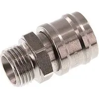 Tameson Acier inoxydable DN 7.2 (Euro) Manchon d'accouplement à air G 1/2 pouce mâle