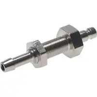 Parker Laiton nickelé DN 2.7 (Micro) Bouchon de raccord d'air 3 mm Colonne de tuyau Bulkhead
