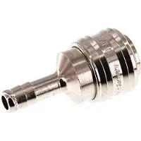 Tameson Laiton nickelé DN 7.2 (Euro) Manchon de raccord pneumatique Colonne de tuyau 8 mm