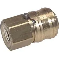 Parker Manchon de raccord pneumatique en laiton DN 7.2 (Euro) avec verrouillage