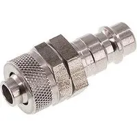 Tameson Acier inoxydable DN 7.2 (Euro) Bouchon de raccord d'air 8x10 mm Écrou-raccord